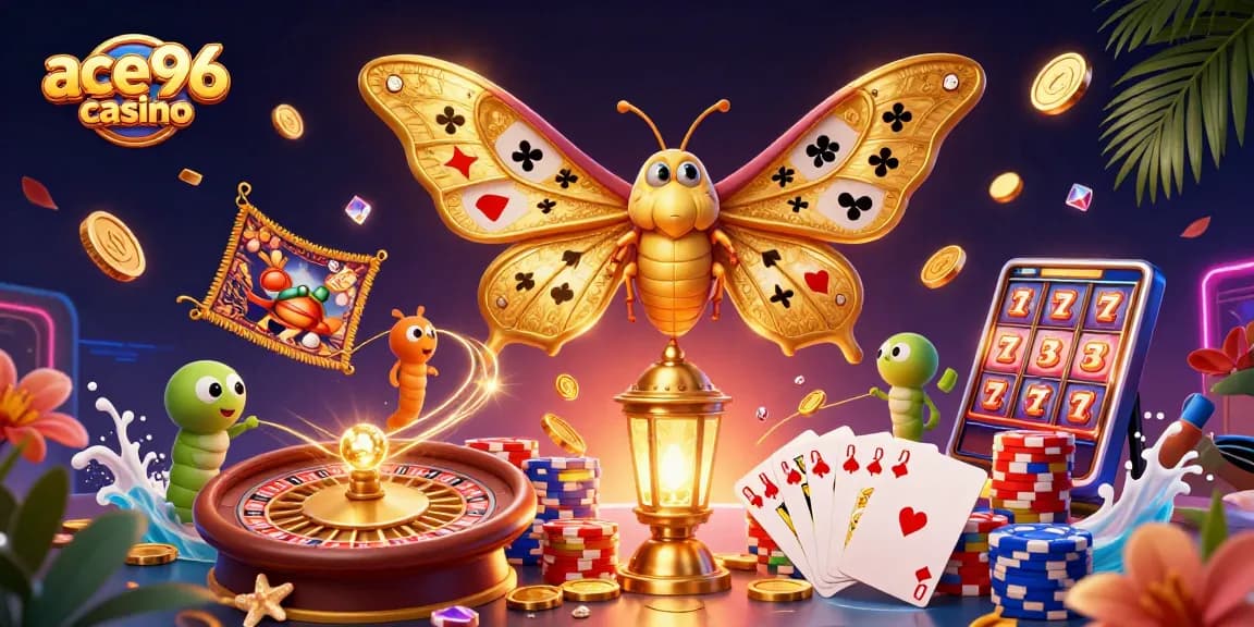 Experience the excitement at ace96 casino with vibrant gaming scenes and dazzling winning moments.