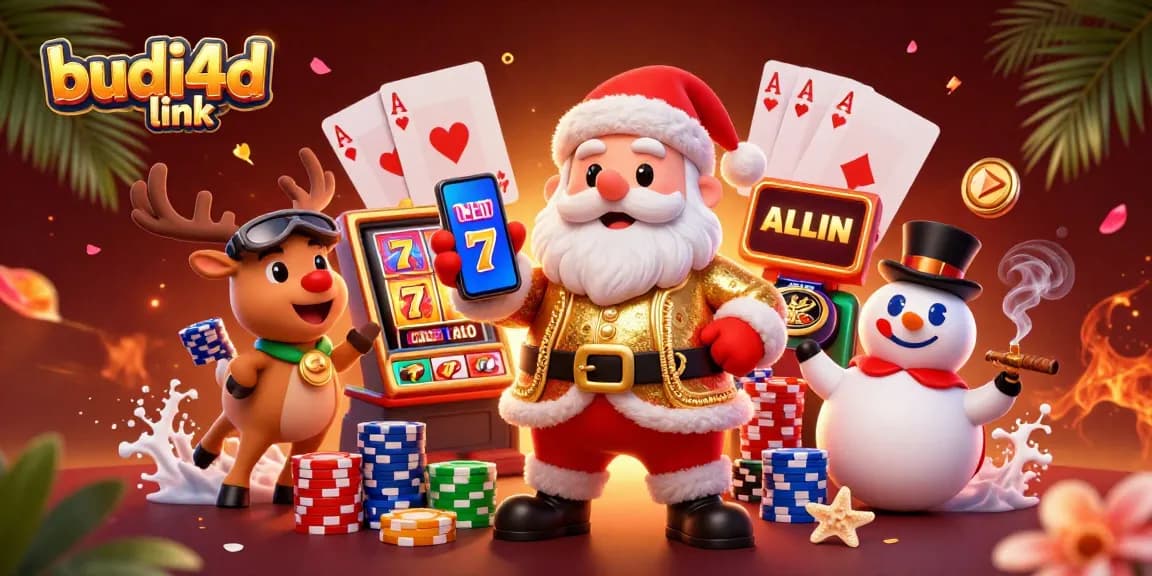Win big with budi4d link by enjoying immersive slot games with Santa and friends!