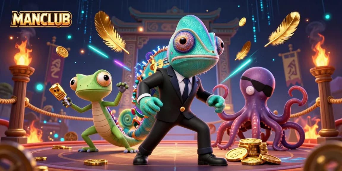 Experience exciting gameplay at MANCLUB, featuring thrilling bets with vibrant characters and casino elements.