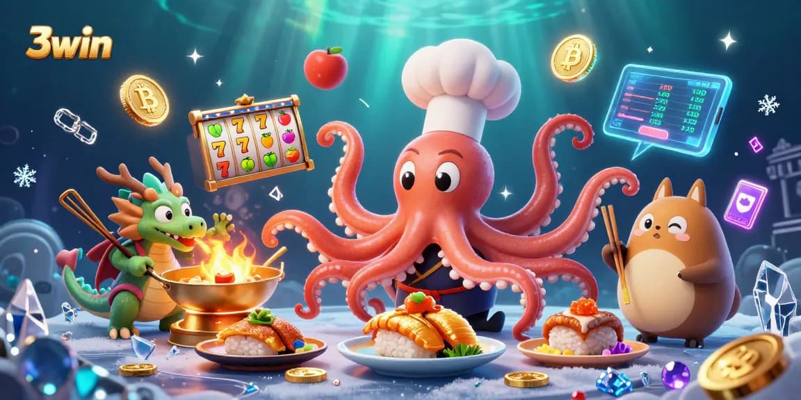 Experience the thrill of 3win while captivating gameplay and exciting golden dishes emerge in a vibrant casino theme.