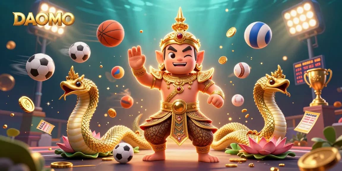 DAOMO offers an immersive gaming experience with compelling visuals and engaging action elements in this vibrant 3D scene.