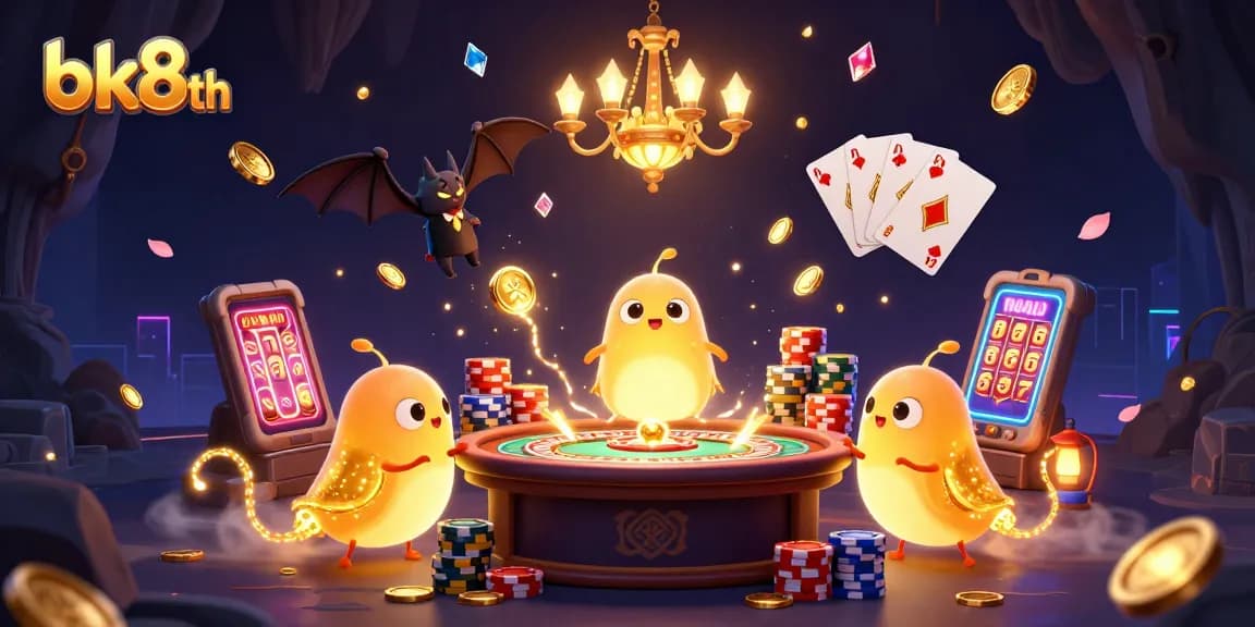 Spin the roulette and light up the night with bk8th's glowworms in action!