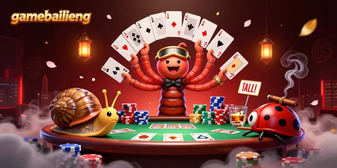 Experience the strategic challenge of card games with gamebailieng at a lively poker scene.