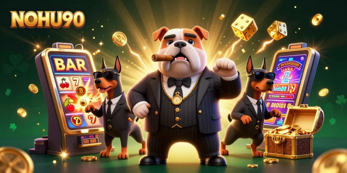Experience the excitement of NOHU90 with a captivating jackpot explosion surrounding a mafia theme.
