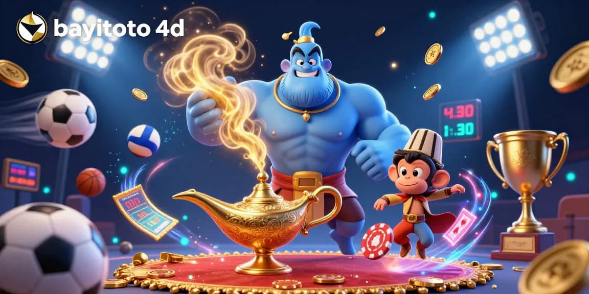 Experience thrilling gameplay with bayitoto 4d, featuring a dynamic 3D scene filled with action-packed sports betting elements.