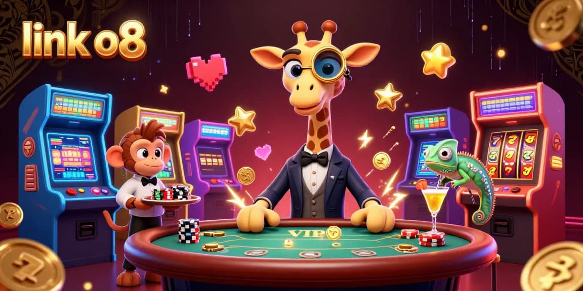Experience thrilling action at link o8 with the high-roller giraffe and a vibrant casino atmosphere.