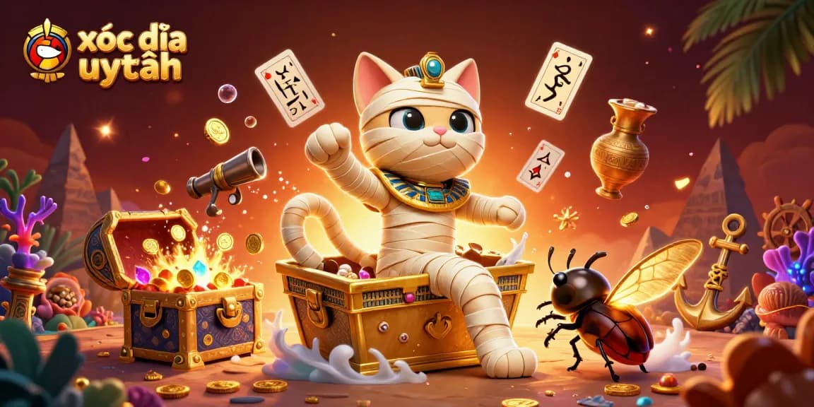 Experience thrilling gameplay at xóc đĩa uy tín with dynamic casino illustrations featuring unique characters.