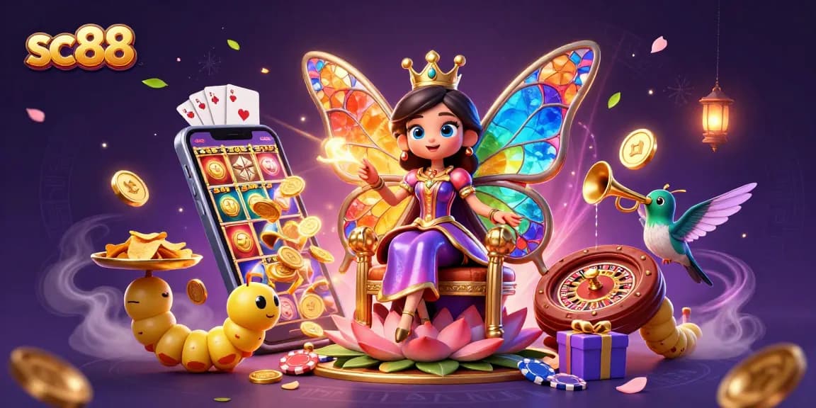 Spin and win with sc88's vibrant casino magic featuring captivating characters and exciting gaming elements.