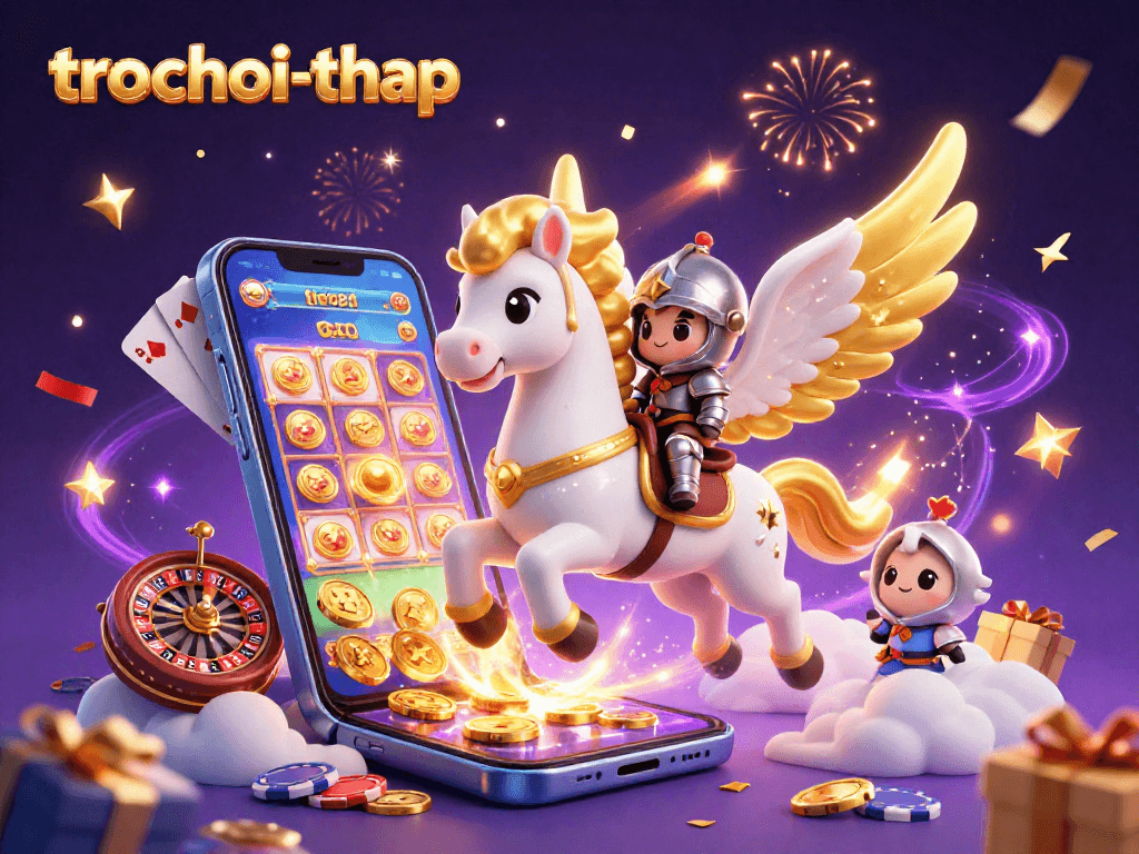 Chase thrilling wins in trochoi-thap's immersive 3D gaming landscape with enchanting characters.