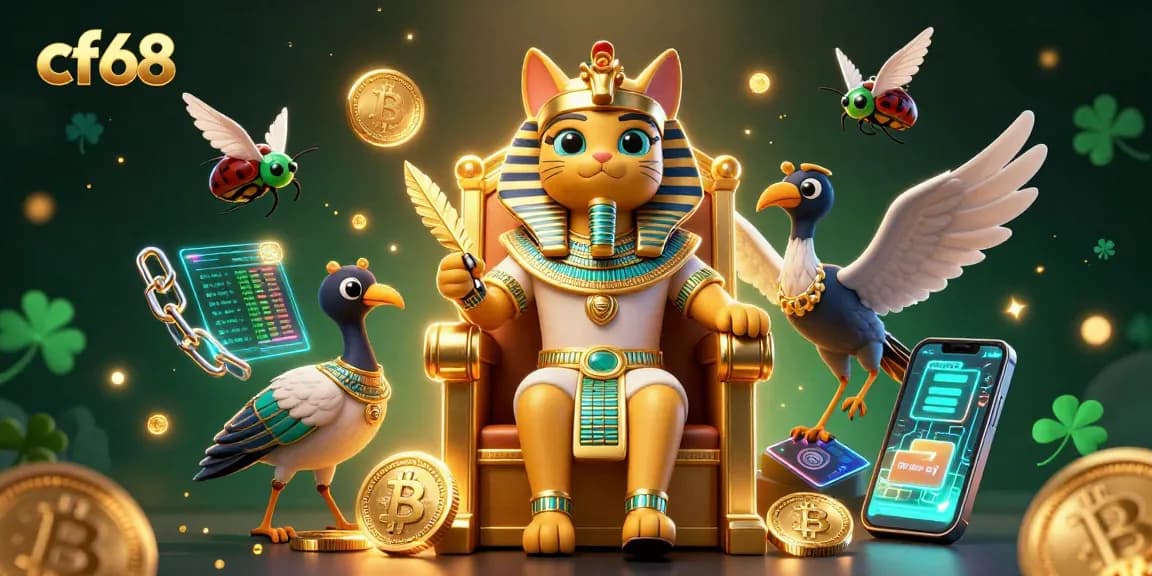 Play slots and win big at cf68 while enjoying vibrant casino elements in a stunning scene.
