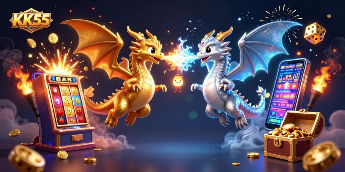 Experience thrilling jackpots at KK55 with exciting 3D casino visuals and dynamic game elements.