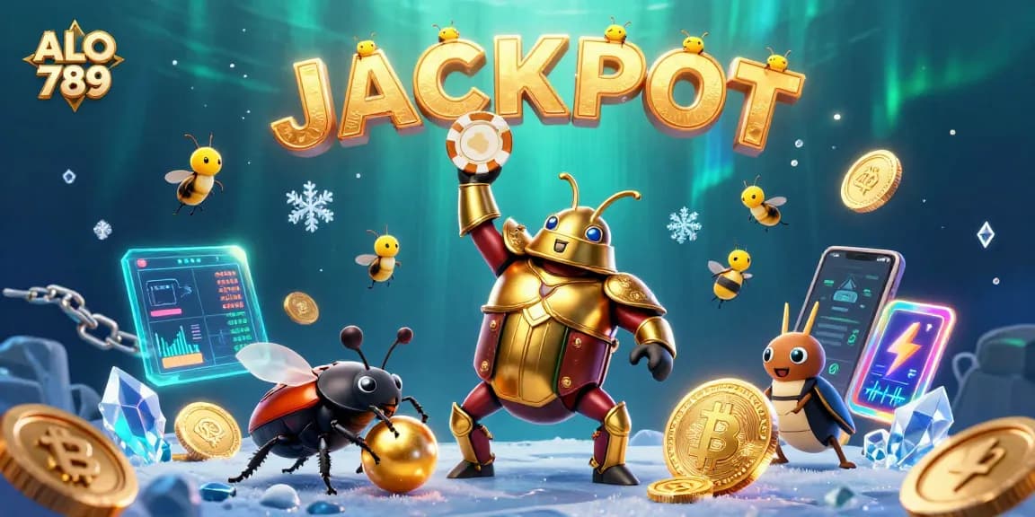 Experience the excitement of ALO 789 with a vibrant illustration showcasing jackpot moments and thrilling gameplay.