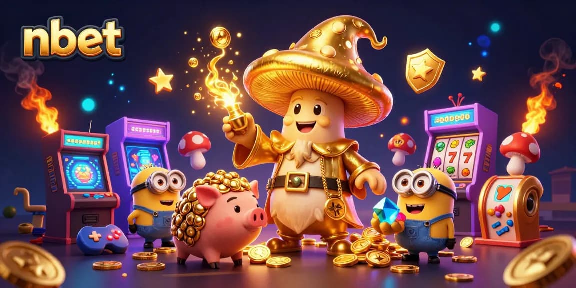 Spin the reels with nbet's lively infinite treasures in a vibrant casino game realm.