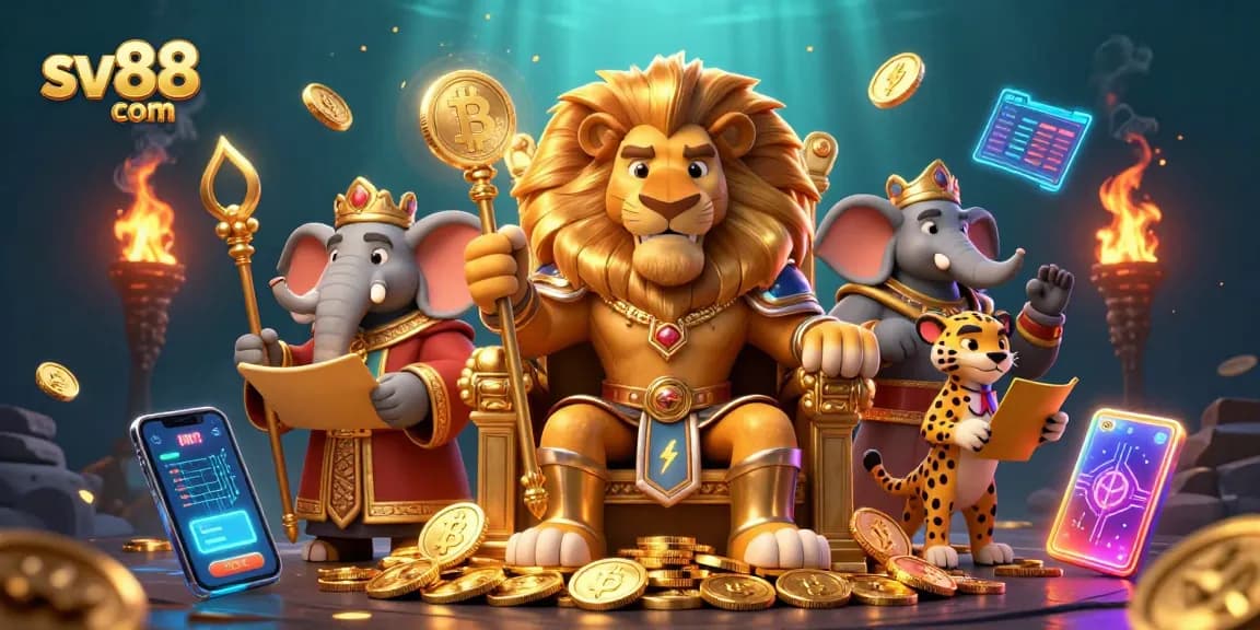 Experience fast betting and thrilling games at sv88 com with vibrant 3D characters and casino elements.
