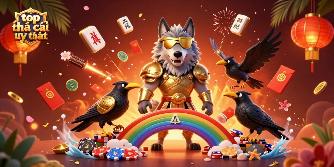 Engage with top nhà cái uy tín through an immersive gambling experience filled with vibrant casino elements.