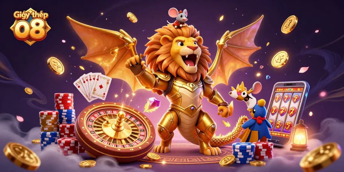 Engage with Giấy phép o8 and its thrilling casino gambling dynamics through this vibrant 3D illustration.