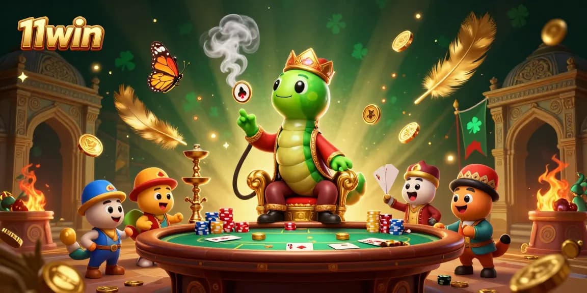 Engage in thrilling poker action with 11win, experiencing a vibrant casino atmosphere.