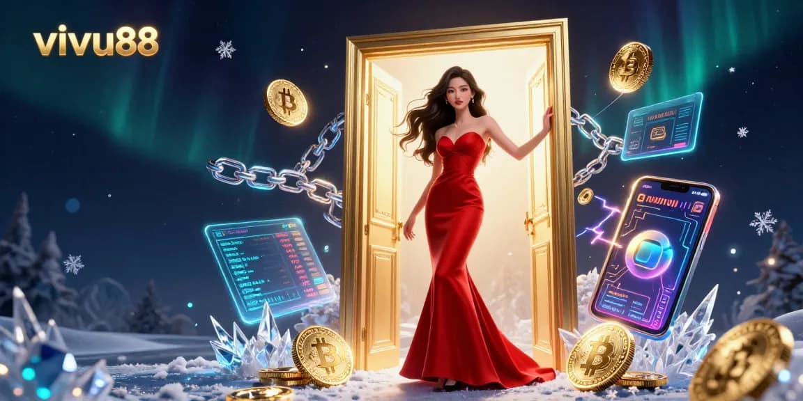Experience the thrilling world of vivu88 with vibrant casino elements and captivating visuals.