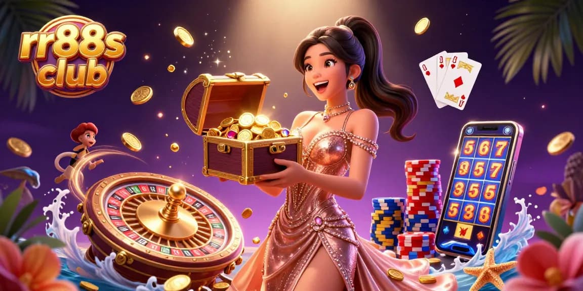 Experience the thrill of gaming at rr88s club, featuring stunning visuals and rich casino elements.