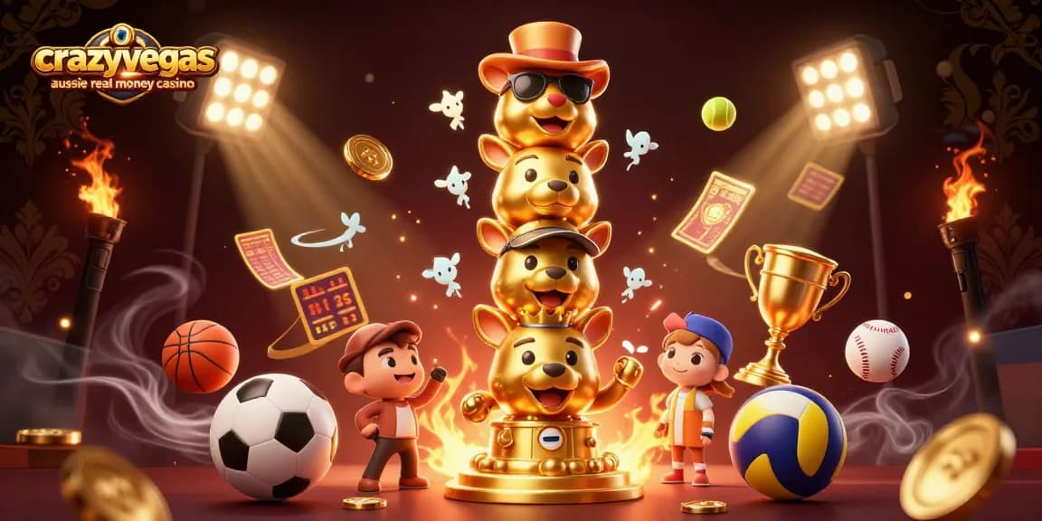 Experience the excitement of crazyvegas aussie real money casino with dynamic sports elements and vibrant visuals.