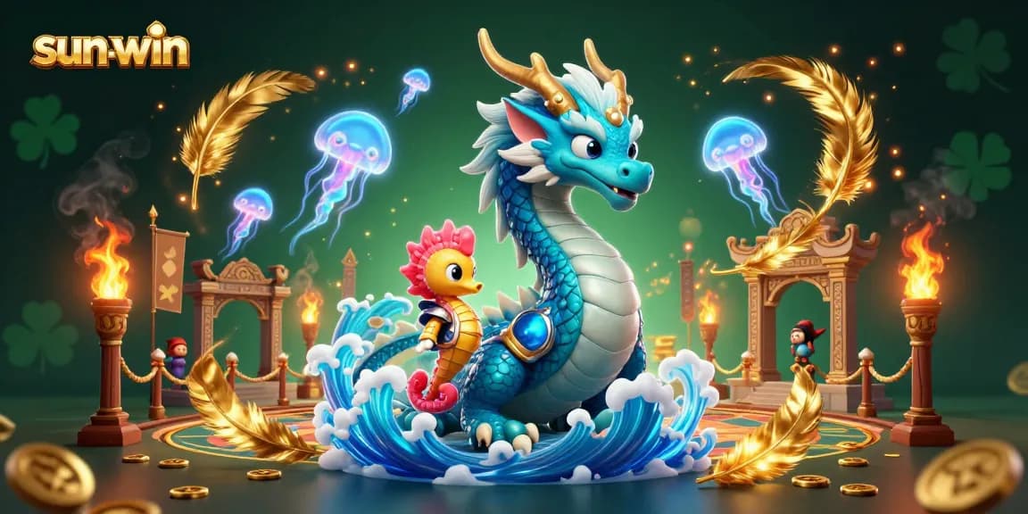 Experience thrilling action at sun-win with a vibrant ocean-themed casino illustration.
