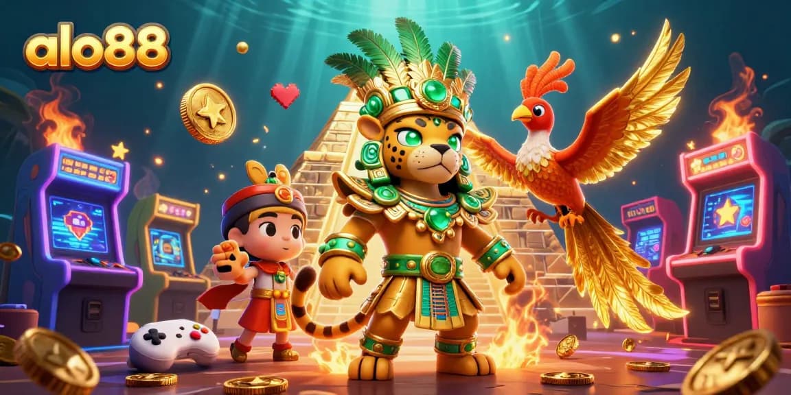 Experience thrilling gameplay with alo88 in a vibrant underwater casino scene featuring Mayan elements.