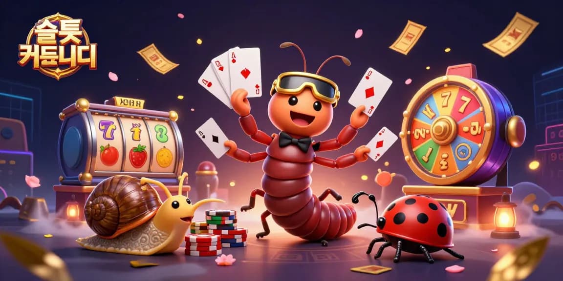 Engage in thrilling spins with the vibrant 슬롯 커뮤니티 in this exciting casino scene.