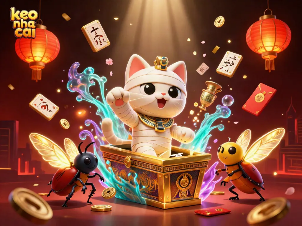 Experience the thrill of keo nha cai in this vibrant, dynamic casino scene.