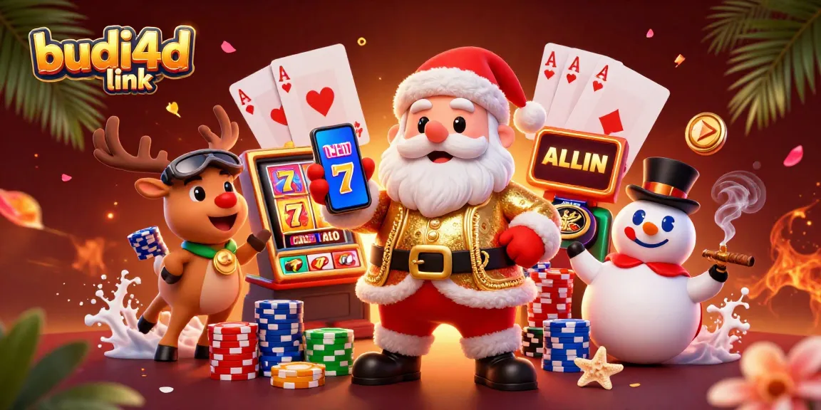 Win big with budi4d link by enjoying immersive slot games with Santa and friends!