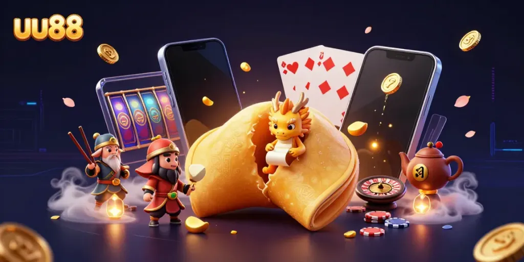 Experience the thrilling atmosphere of uu88 casino with vibrant 3D characters and interactive game elements.