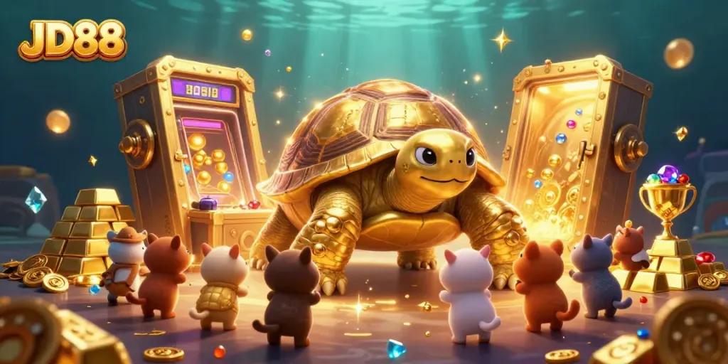 Experience JD88 with thrilling prizes at an online casino in this vibrant scene.