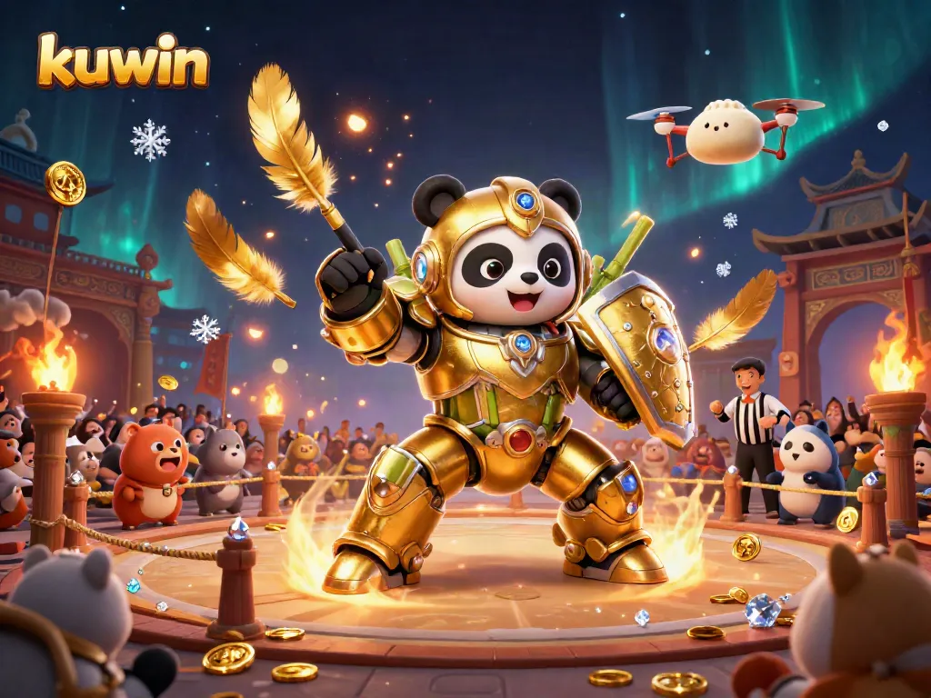 Engage in thrilling cockfighting with Kuwin, featuring vibrant characters and dynamic betting elements.