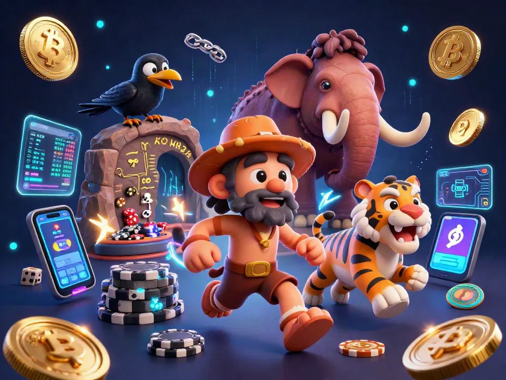 Experience thrilling gameplay with SODO 66 at a vibrant prehistoric casino featuring lively characters.