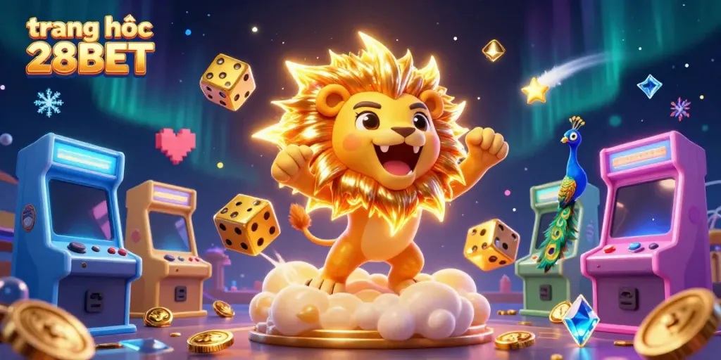 Experience thrilling games at trang chủ 28BET with vibrant characters and dynamic casino elements.