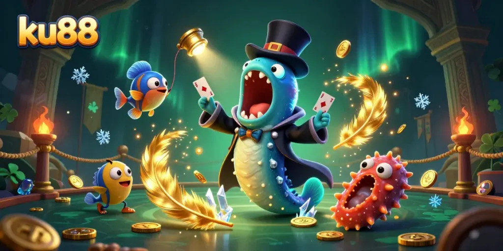 Win exciting casino games at ku88 with magical creatures and vibrant elements!