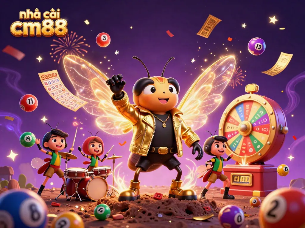 Join the excitement at nhà cái cm88 with vibrant lottery and gaming elements in a festive atmosphere.