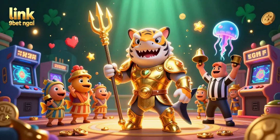 Engage with link 9bet mới through an exciting underwater casino adventure filled with vibrant 3D elements.
