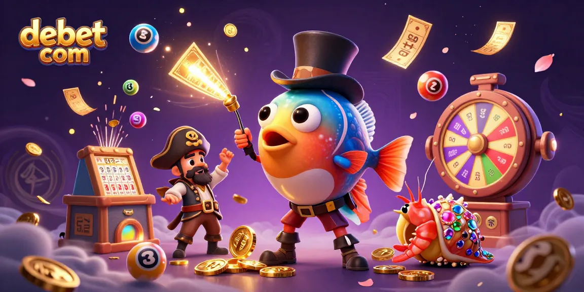Engage with debet com as a vibrant deep-sea scenario filled with luminous treasures and dynamic lottery elements.