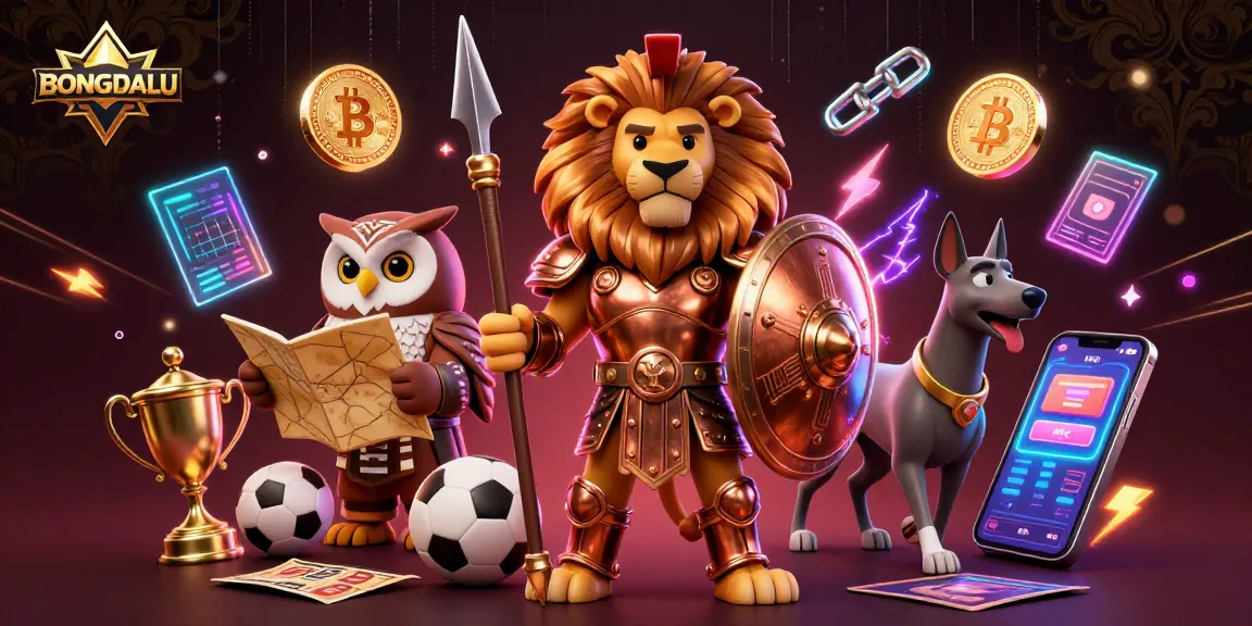 BONGDALU engages bettors with a vibrant sports betting scene featuring dynamic characters and betting elements.