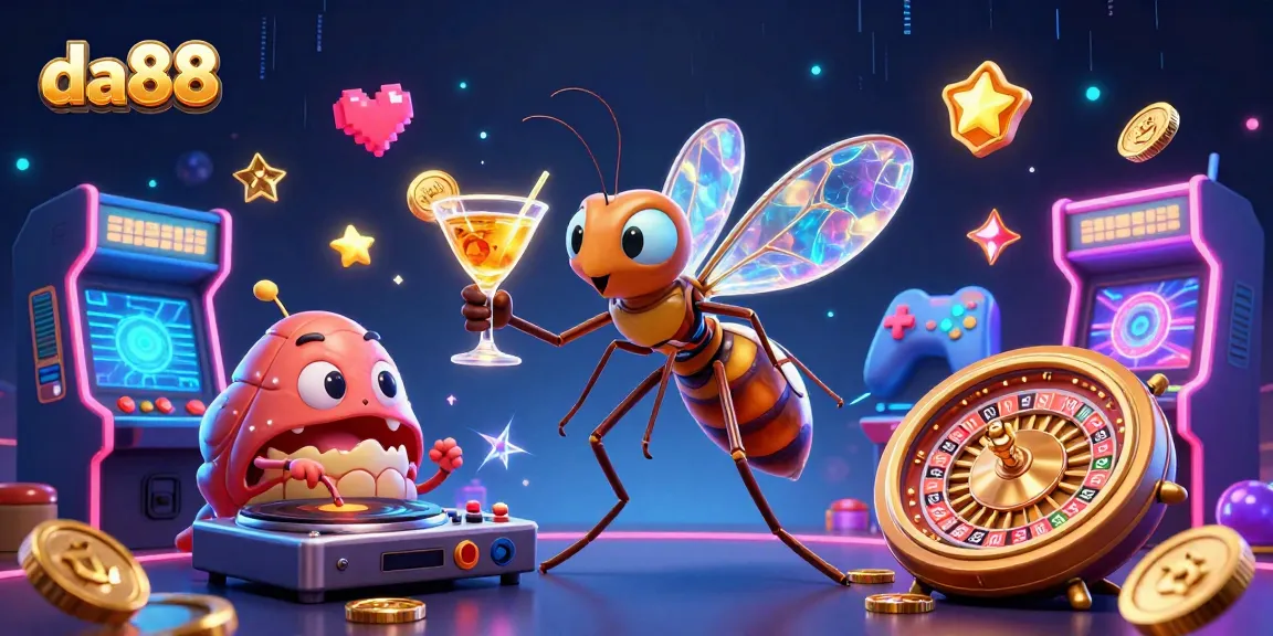 Experience thrilling gameplay with da88's stunning casino mascot and dynamic gaming elements.