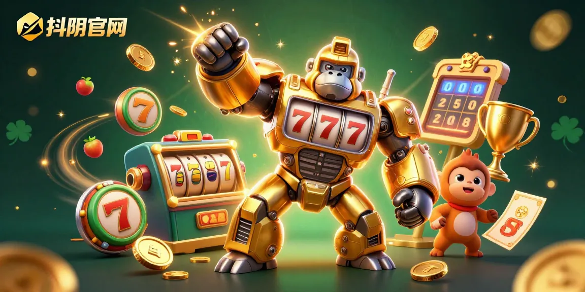 Engage with 抖阴官网 through dynamic 3D casino-themed digital art featuring playful elements and excitement.