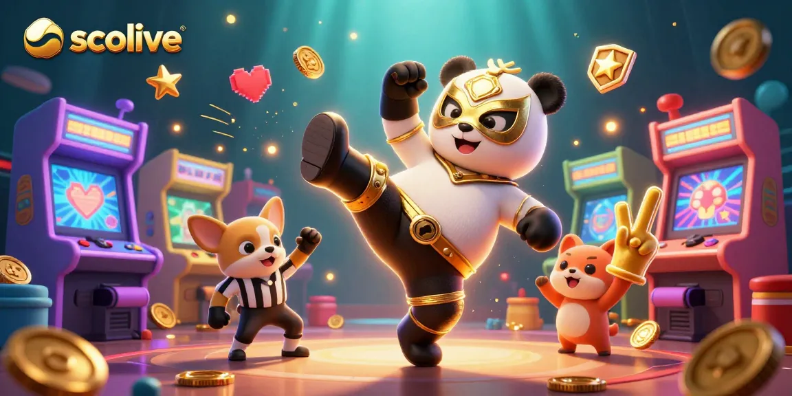 Socolive offers exhilarating live betting experiences amidst a vibrant, animated scene with characters celebrating and engaging.