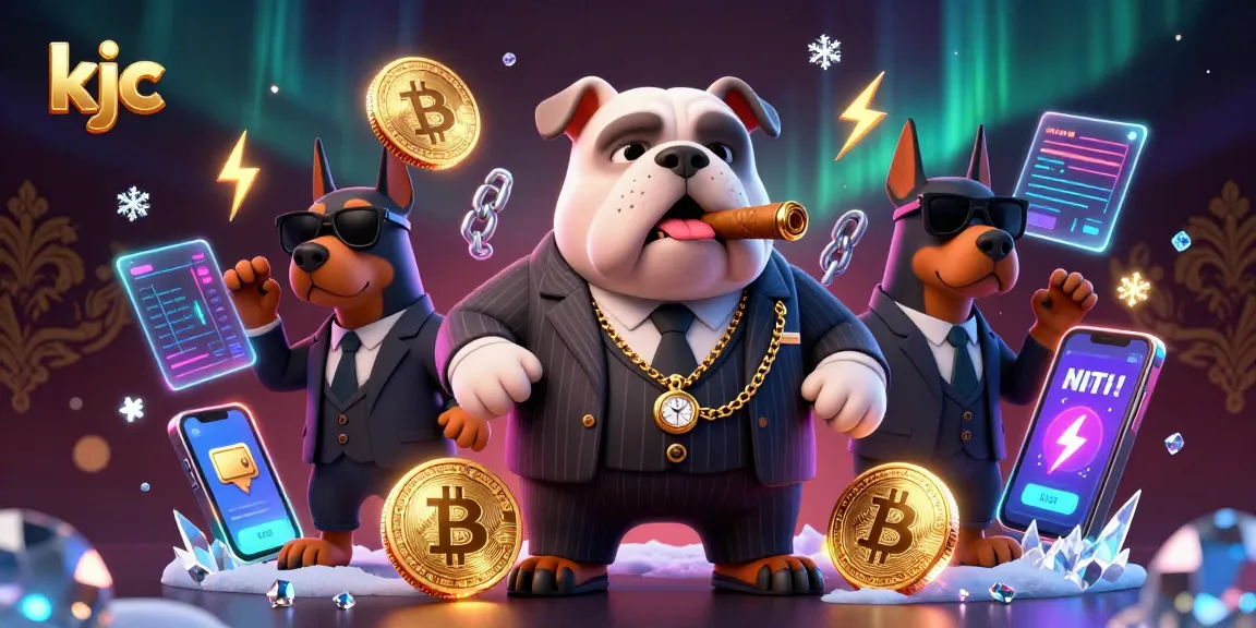 Engage with kjc as the dynamic casino experience unfolds around a mafia bulldog amidst crypto elements.