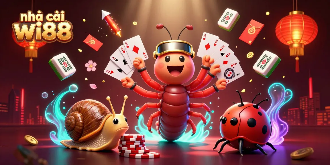 Experience thrilling gameplay at nhà cái wi88 with a vibrant casino scene filled with dynamic characters and elements.