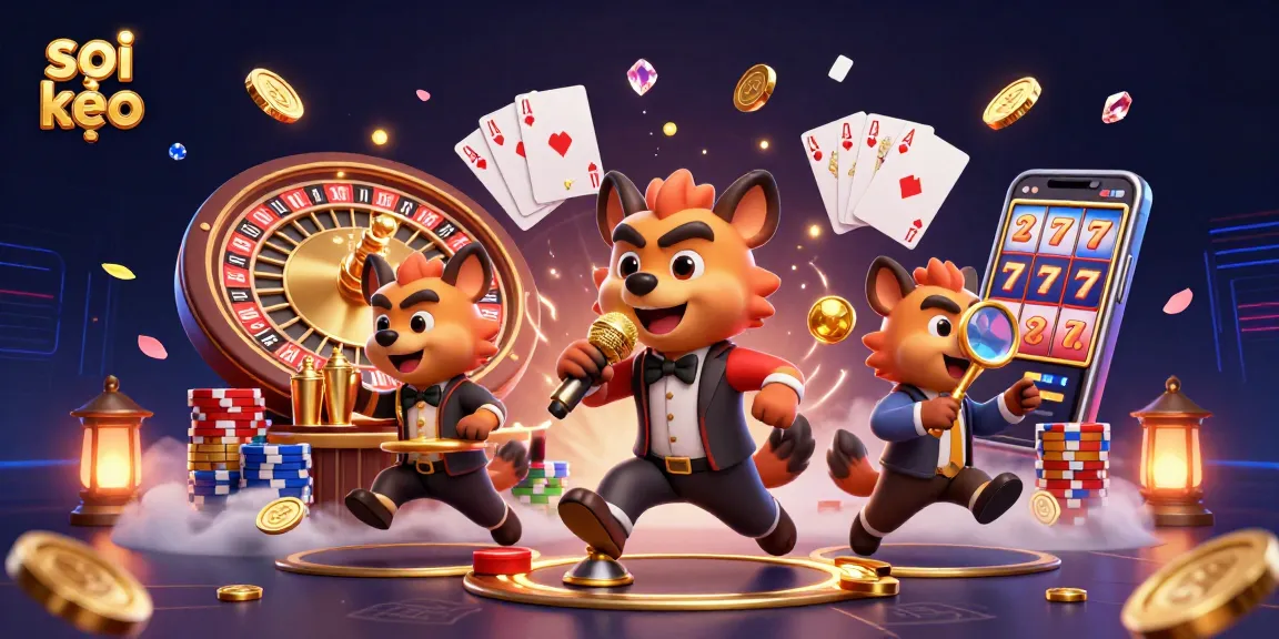 Soak in the excitement of soi kèo with a lively sports betting scene featuring hyenas in action.