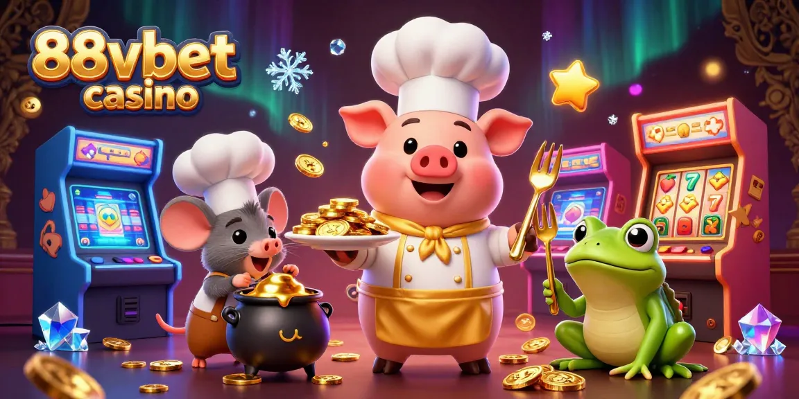 Engage with exciting gameplay at 88vbet casino, featuring vibrant gold coins and lively characters.
