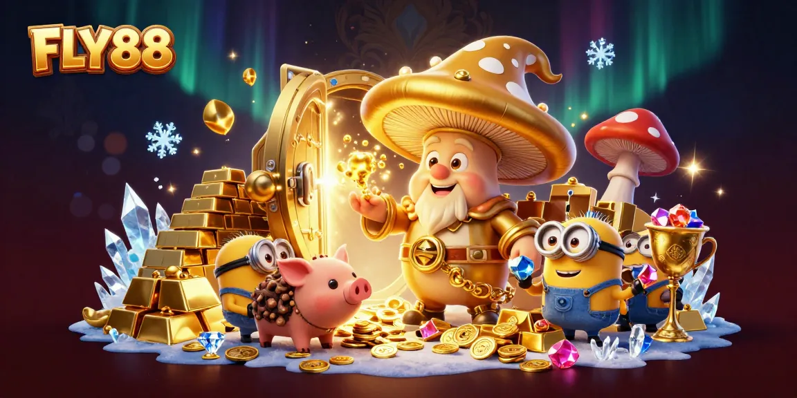 Experience the thrill of winning at FLY88 with a magical scene of wizards and treasures!
