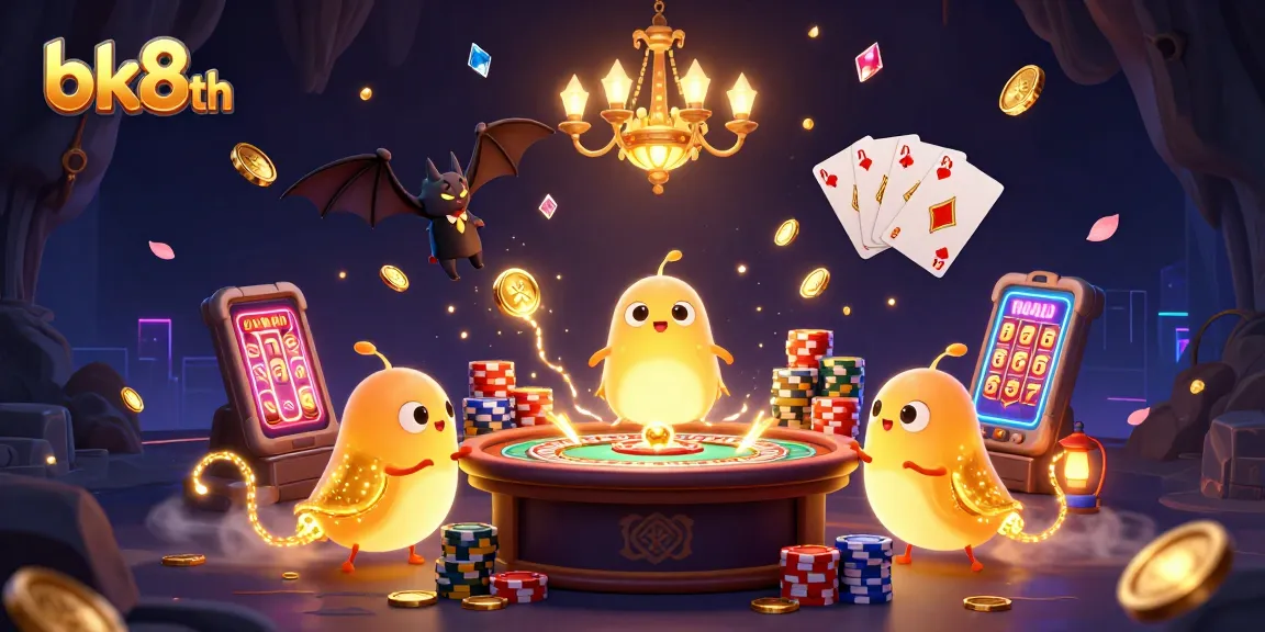 Spin the roulette and light up the night with bk8th's glowworms in action!