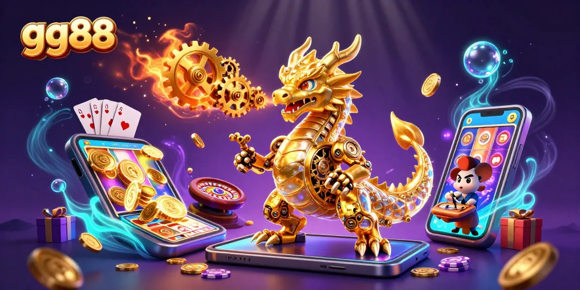 Experience the excitement of gg88 with a golden dragon and engaging slot games.