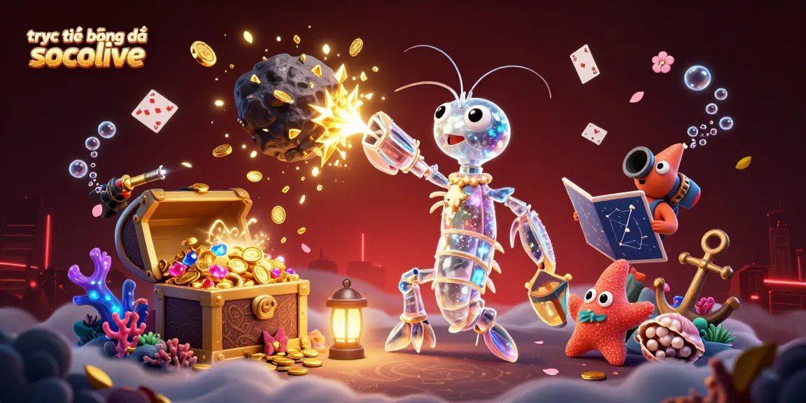Experience the thrill of trực tiếp bóng đá socolive with an interactive 3D scene featuring vibrant gems and dynamic casino elements.